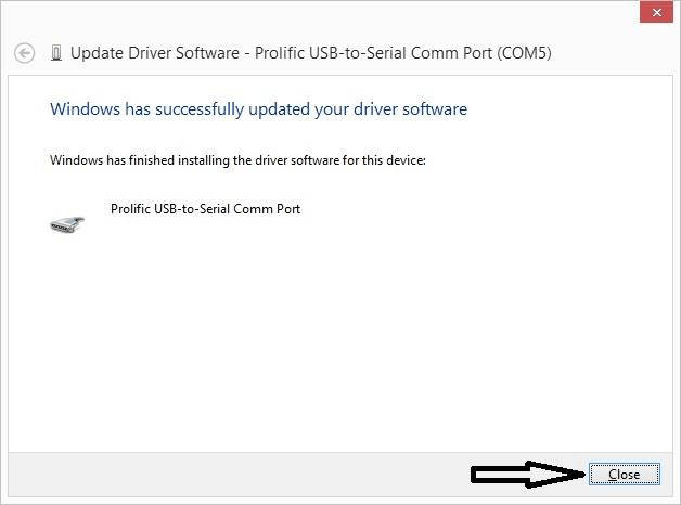 Install prolific usb-to-serial comm port windows 7